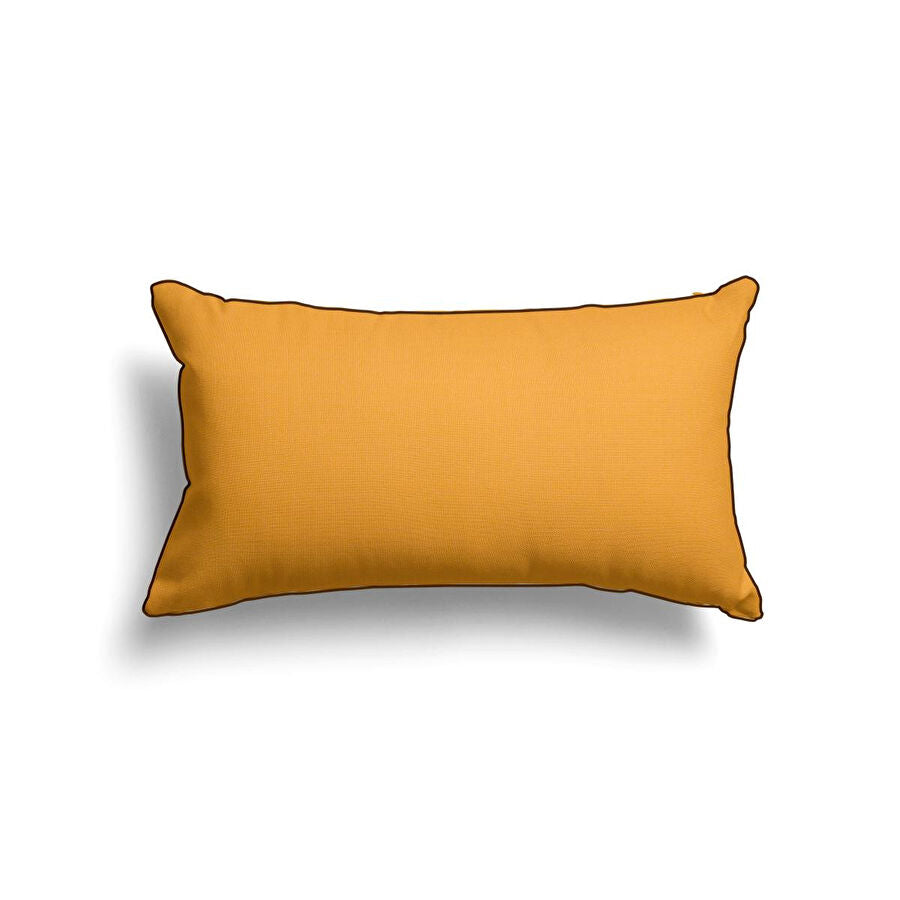 Soft White, Warm Yellow Pillow Cover