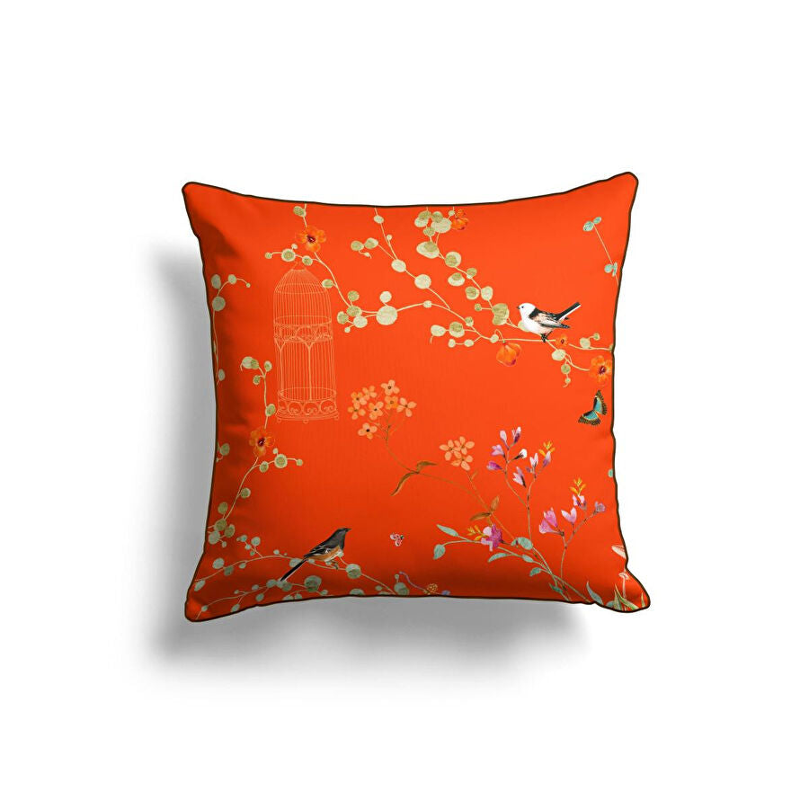 Soft White, Earthy Tone Pillow Cover